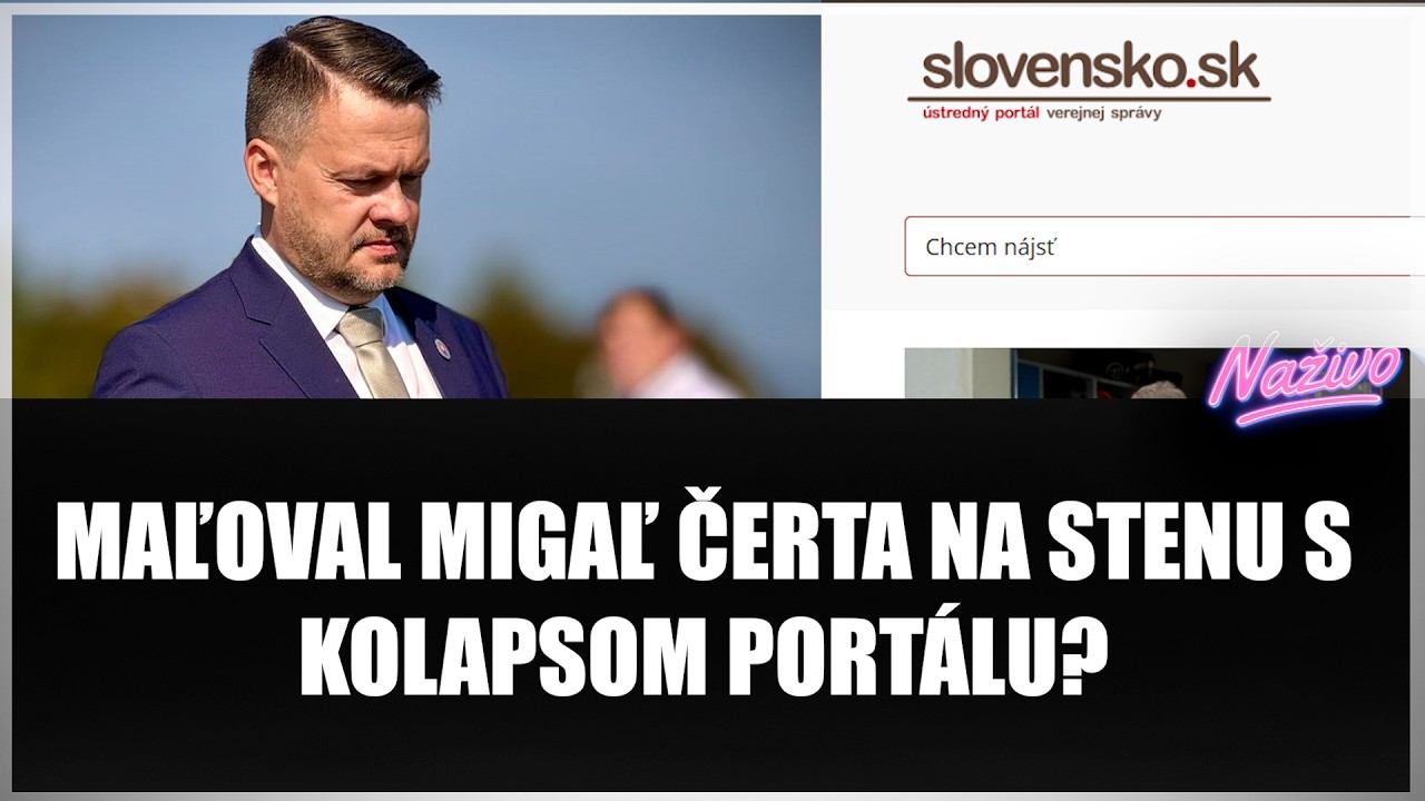 MAĽOVAL MIGAĽ ČERTA NA STENU S KOLAPSOM PORTÁLU? Už ho nič nezachráni pred odvolaním?