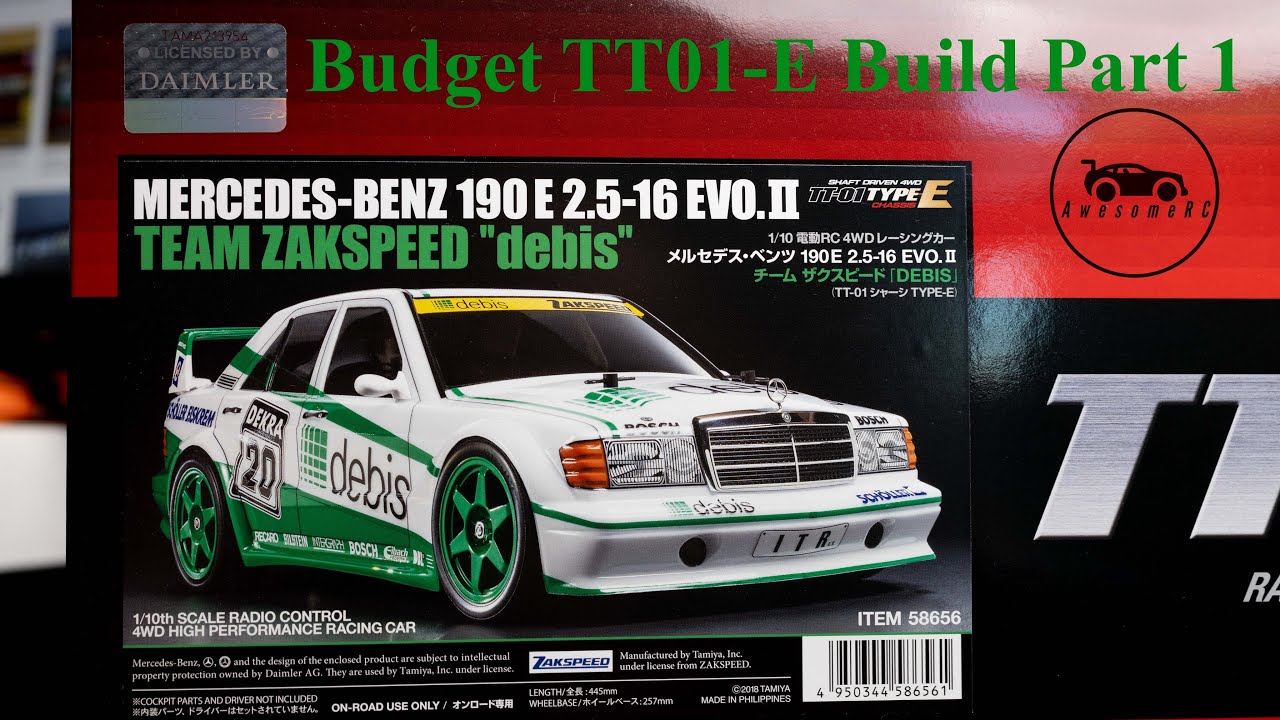 Tamiya 190E debis Zakspeed TT-01E £107 From Amazon!!!