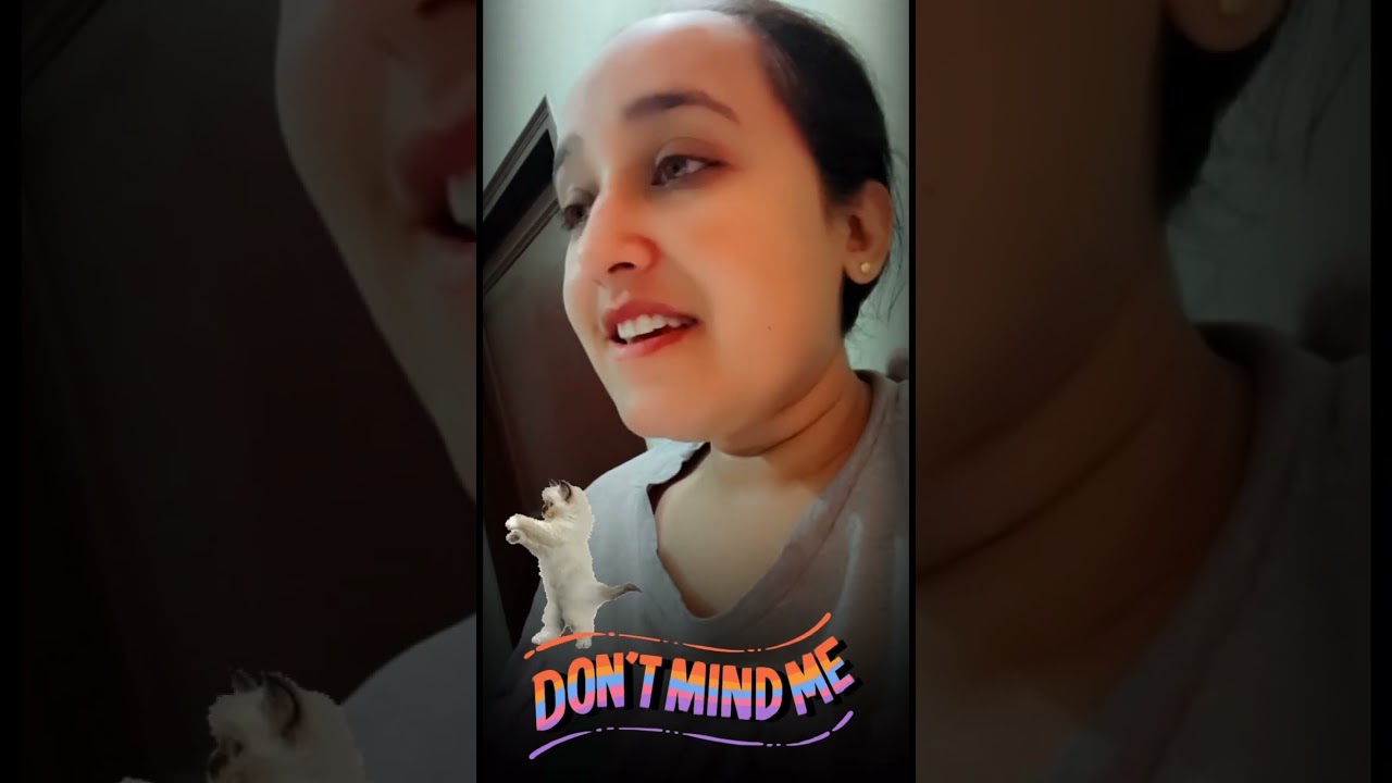 Silly talk with Khushu 🐶 🤐lightened your mood😍😊