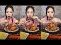 SUB)Mukbang Grilled Chicken 먹는 닭구이 鶏肉まるごと 食べるよ🐓 【大食い】