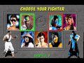Mortal Kombat snes Character select theme