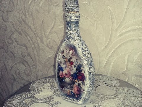 Видео: Лонх дээр хэрхэн Decoupage хийх вэ