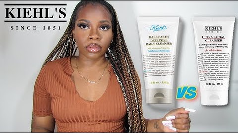 Kiehl deep pore facial cleanser review