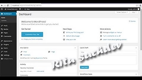 Installing WordPress on Local Host using Wamp server