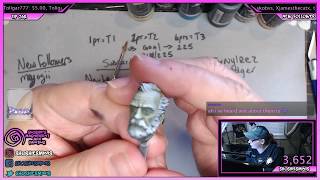Shoshie is painting a Captain Ahab Bust from Scale75! pt 3
