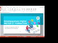 M101  mtier et formation  dveloppement digital part1