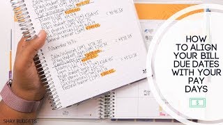 How To Align Your Bill Due Dates With Your Pay Days If Paid Biweekly Or Twice A Month