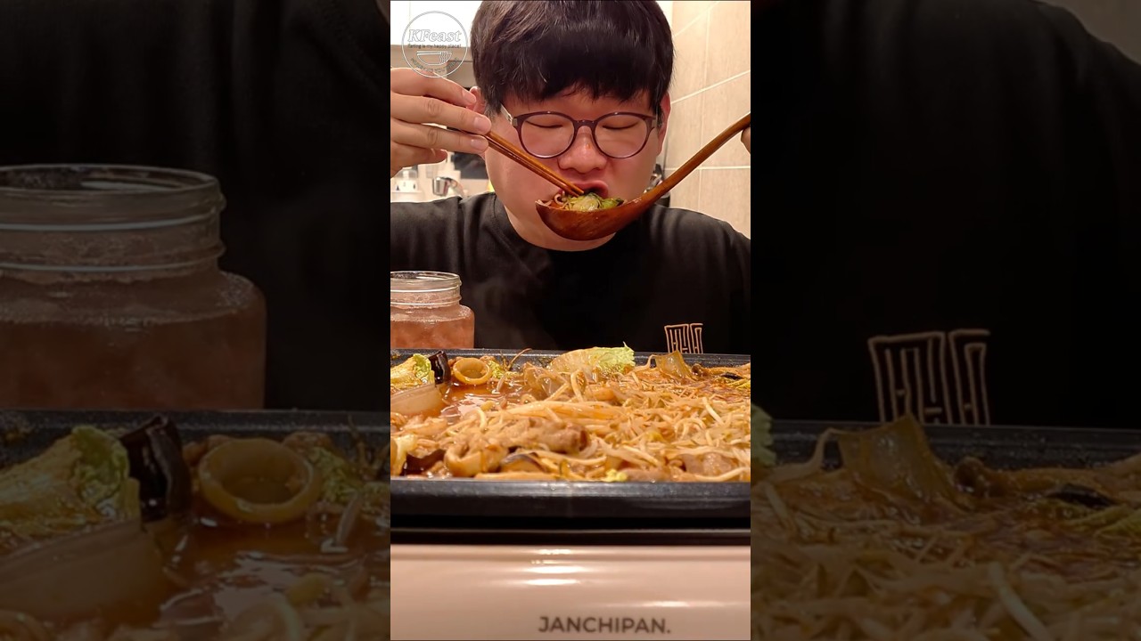 Cooking & Mukbang | Homemade Korean Mala Tang & Garlic Butter Rice🔥