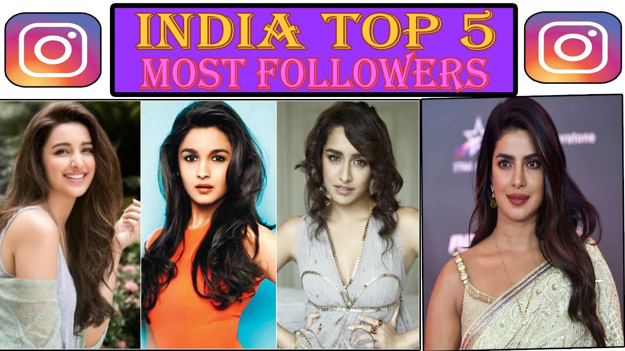 TOP 5 MOST followers bollywood actress on social media facebook & instagram in 2020 YouTube