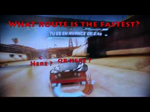 Split/Second - What route is the fastest ?