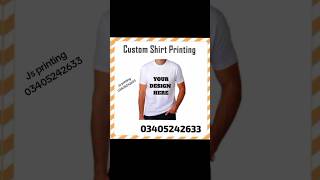 Shirt Printing - Wear Your Identity with JS Printing Press