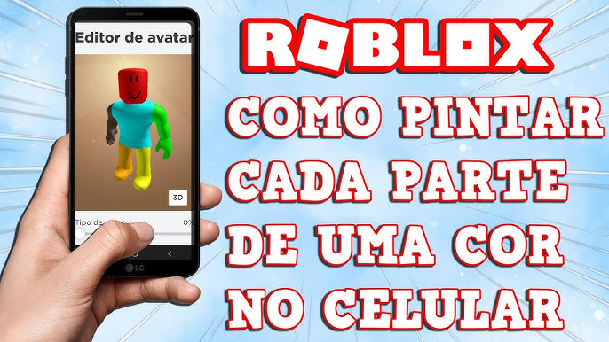 Tutorial - como mudar a cor da pele da skin #Roblox (ATUALIZADO