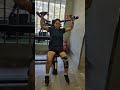 Building  strong  shoulders! Overheard  press 💪🔥 # shoulderwork #gym