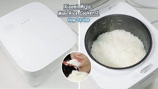 How To Cook Rice With Xiaomi Mijia Mini Rice Cooker 2 🍚 Como Usar A Mini Panela De Arroz Da Xiaomi