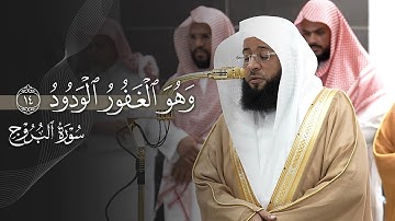تلاوة نديّة لسورة البروج كاملة للشيخ بدر التركي | عشاء الأربعاء 14-1-1447هـ