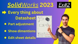 Exercise#2 SOLIDWORKS 2023 || SolidWorks Tutorial for Beginners | SolidWorks tutorial | Beginner#cad
