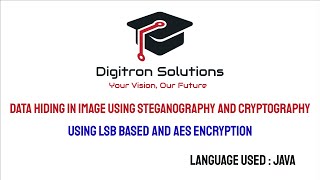 LSB STEGANOGRAPHY AND AES CRYPTOGRAPHY BASED DATA HIDING USING IMAGE