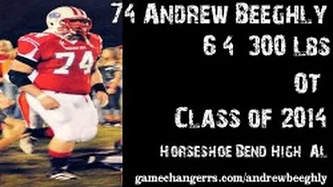 #74 Andrew Beeghly / LT / Horseshoe Bend High (AL)...