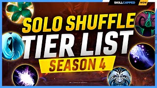 NEW SOLO SHUFFLE TIER LIST for SEASON 4 | Dragonflight PvP Tier List