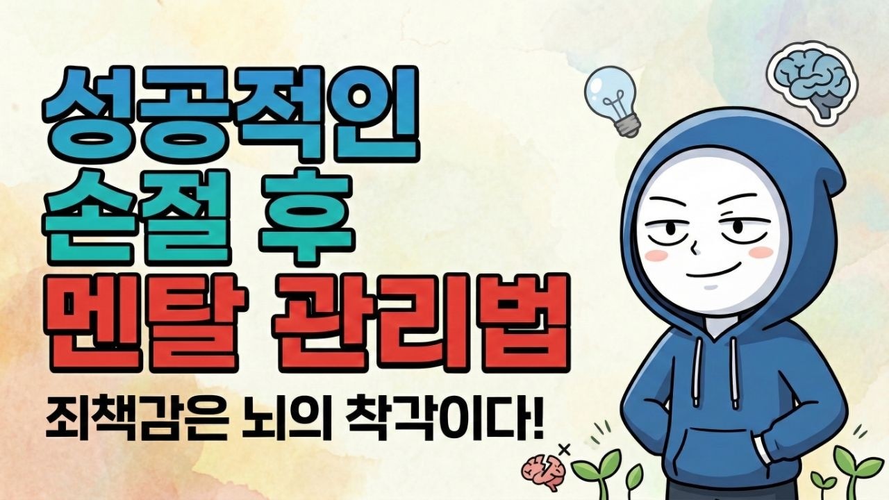 성공적인 손절 후 멘탈 관리법 - 죄책감은 뇌의 착각이다!