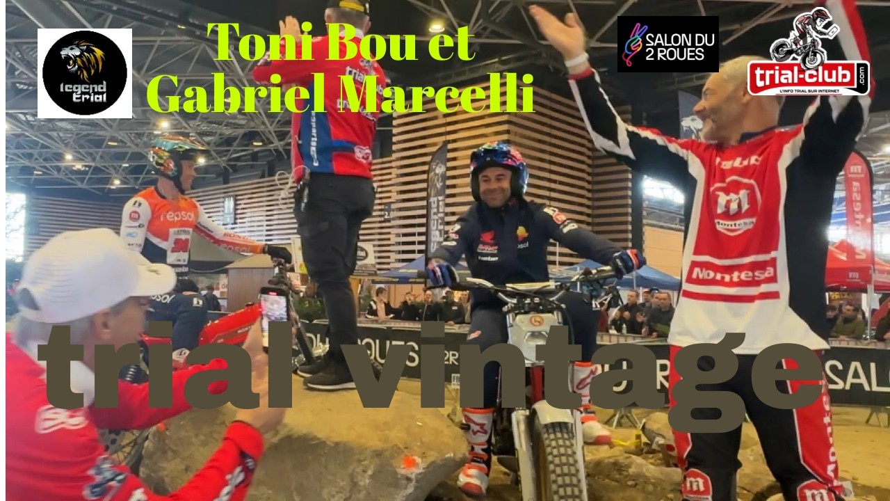 TONI BOU  GABRIEL MARCELLI SUR DES MOTOS VINTAGE !