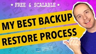 my wordpress backup and restore process - scheduling backups & managing many sites at once