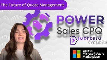 Power Sales CPQ | Model Driven App | Quote Management Solution
