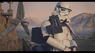 Lambda landing scene (1 shot version) | star wars