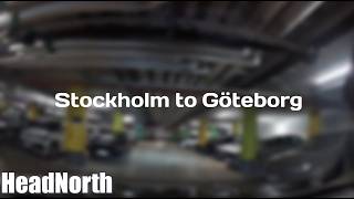 (Time-lapse Road Trip) Whole Journey Driving from Stockholm to Gothenburg (2025)