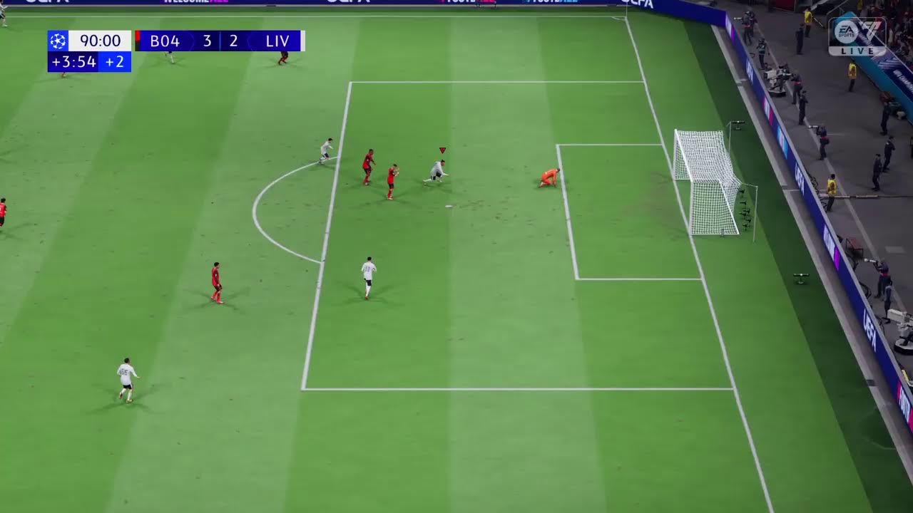 Fifa25 live gameplay Liverpool vs Bayer Leverkusen
