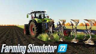 ✅Farming Simulator 22 - «СПК Степные просторы» Пахота в снег [1440]