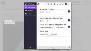 ReadSpeaker Bookmarklet: How to Use Other Settings screenshot 4
