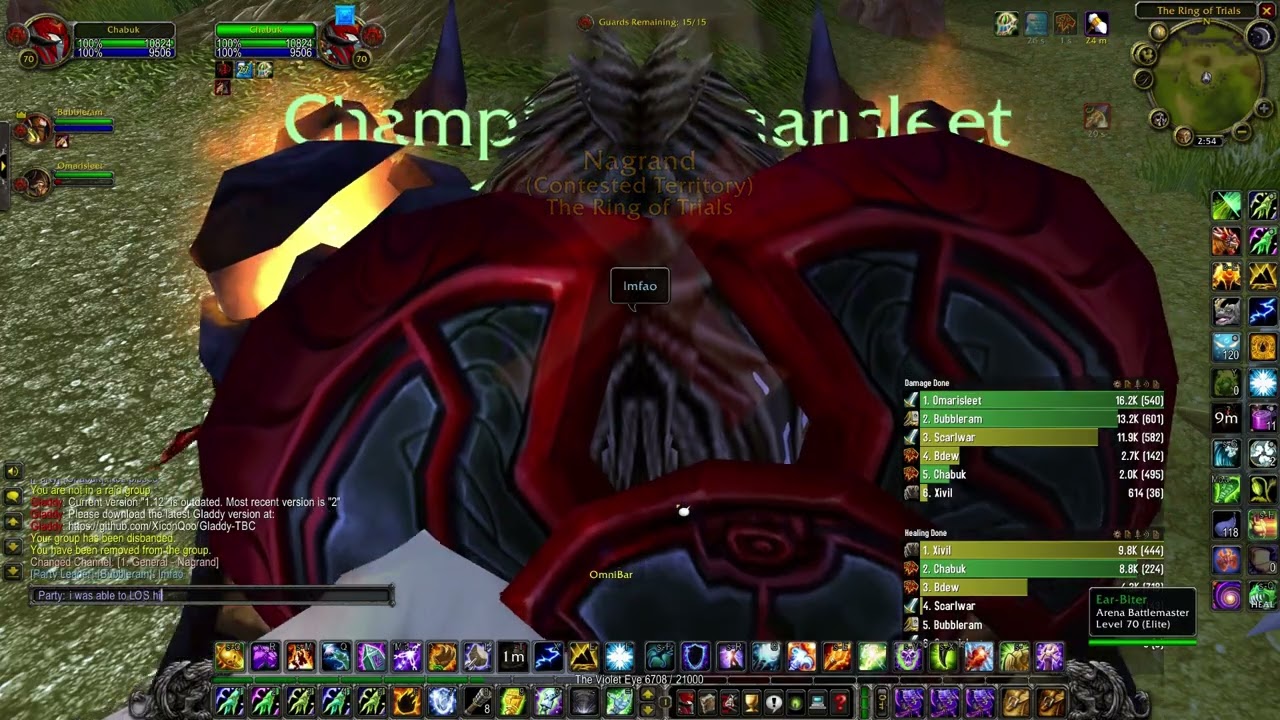 TBC Arena 3v3 Sham War Ret Pally Season 2 2300 MMR WoW PvP Games