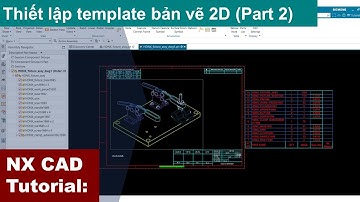 Tạo template khung bản vẽ 2D | Template of Drawing on NX (Part 2)