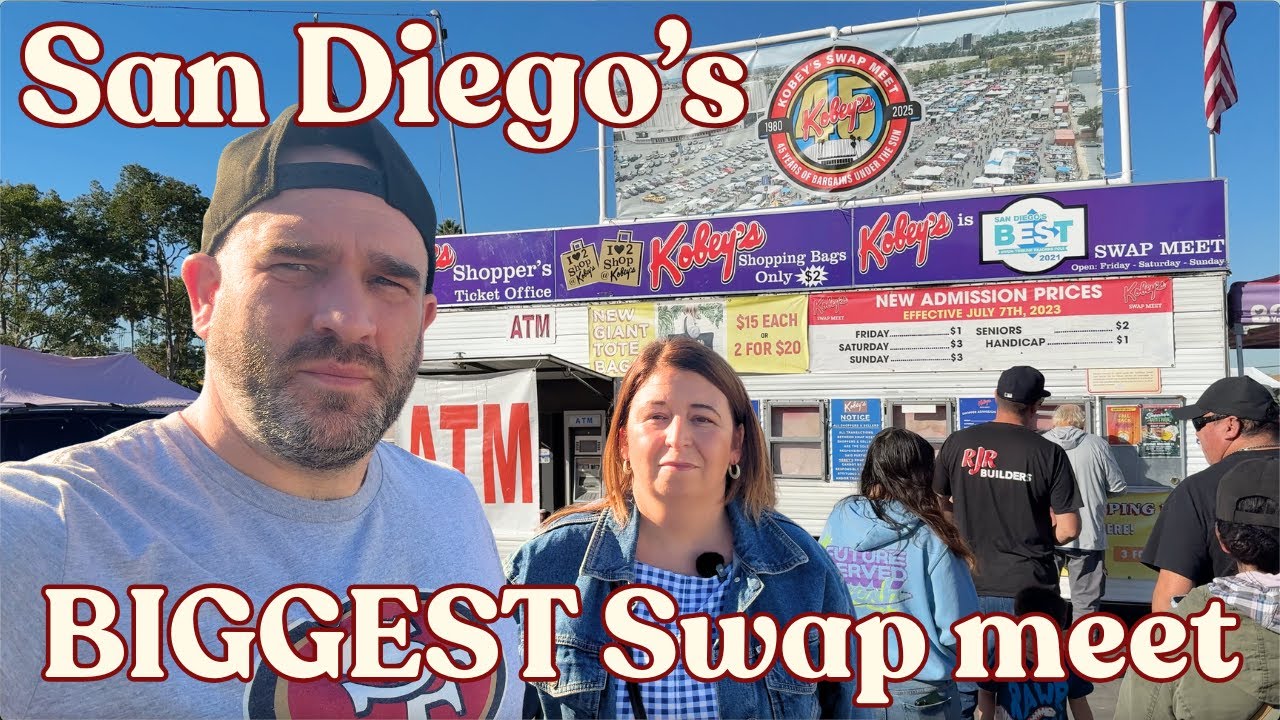 San Diego Swap Meet - Thrifting to fill our new vintage and antiques store, American Car Boot Sale