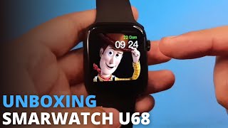 ¡IMPRESIONANTE! Reloj inteligente U68 UNBOXING en Español 🥳️✅
