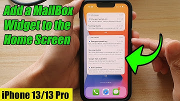 iPhone 13/13 Pro: How to Add a MailBox Widget to the Home Screen