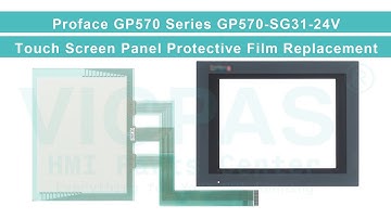 GP570-SG31-24V Proface Front Film HMI Touch Panel