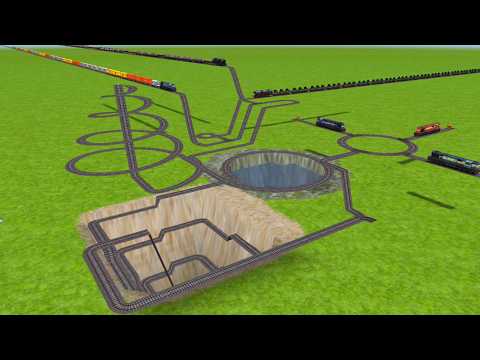 🚂 Wildest Train Track Design Ever Created | Train Simulator classic | train game videos