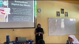 Sosialisasi Pengetahuan di MTsN Kota Sukabumi (Kelompok 2 Public Speaking)