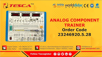 Analog Component Trainer || Analog Electronics Trainer ll Tesca23246920.5.28