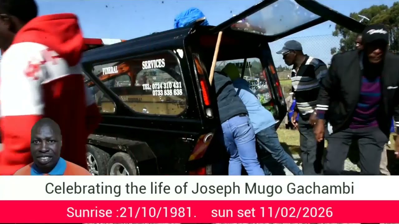 CELEBRATING THE LIFE JOSEPH MUGO GACHAMBI FROM MUTI-INI ENGINEER, NYANDARUA COUNTY 