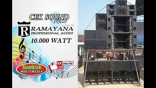 WOOW GLERR CEK SOUND RAMAYANA 10,000 WATT//KENDANG KY AGENG SELAMET