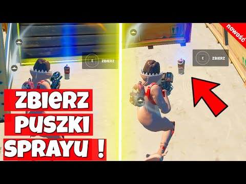 Wideo: Lokalizacje Puszek Z Aerozolem Fortnite: Gdzie Znaleźć 5 Zagubionych Puszek Z Aerozolem