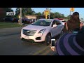 Pink Cadillacs arrive for Aretha Franklin's funeral in Detroit