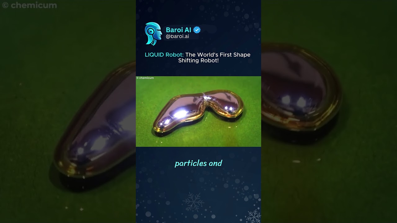LIQUID Robot: The World's First Shape-Shifting Robot!