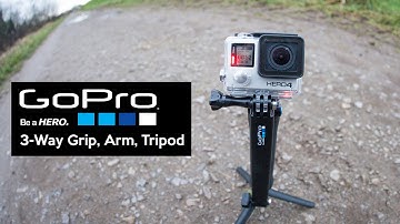 GoPro | Introducing 3-Way Grip | Arm | Tripod | English Review