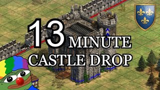 13 Minute Castle Drop - Build Order