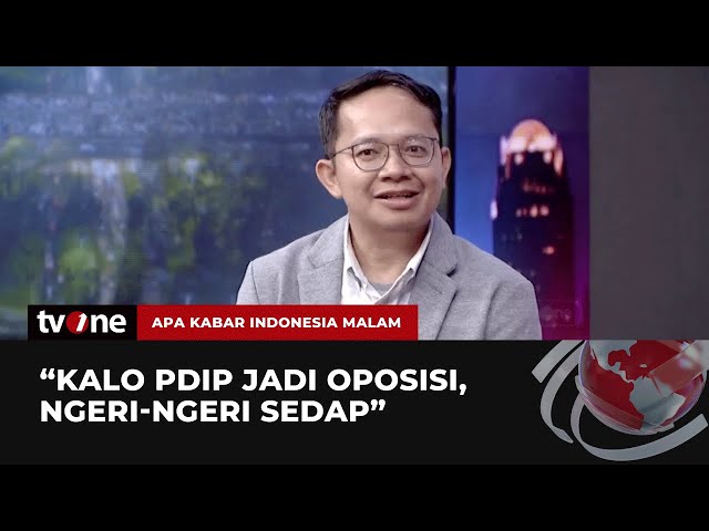 Pengamat Politik: Kalo jadi Oposisi, PDIP Bisa jadi Ujian Kepemimpinan Prabowo | AKIM tvOne class=