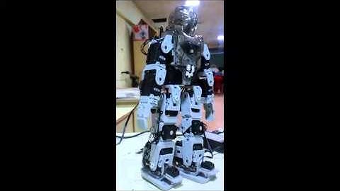 Bioloid Walks in reverse